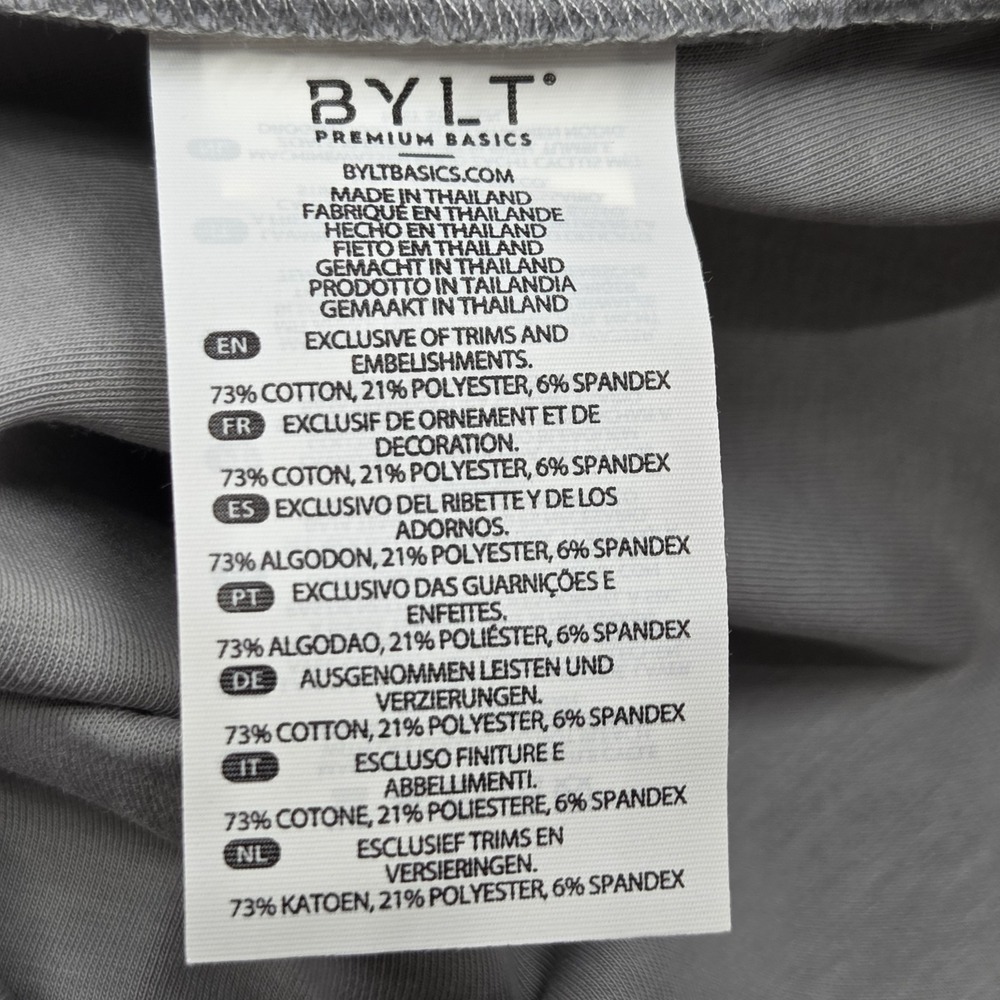 NEW BYLT Roam Knit Adapt Pullover Hoodie Sweatshirt Mens XL Gray Activewear NWT - Picture 9 of 10